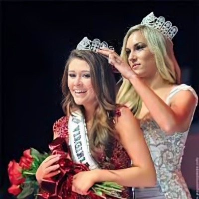 Caelynn Miller-Keyes's coronation of Miss Teen Virginia 2013.